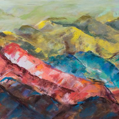 Waves of Mountains Pastel Card_SHOP